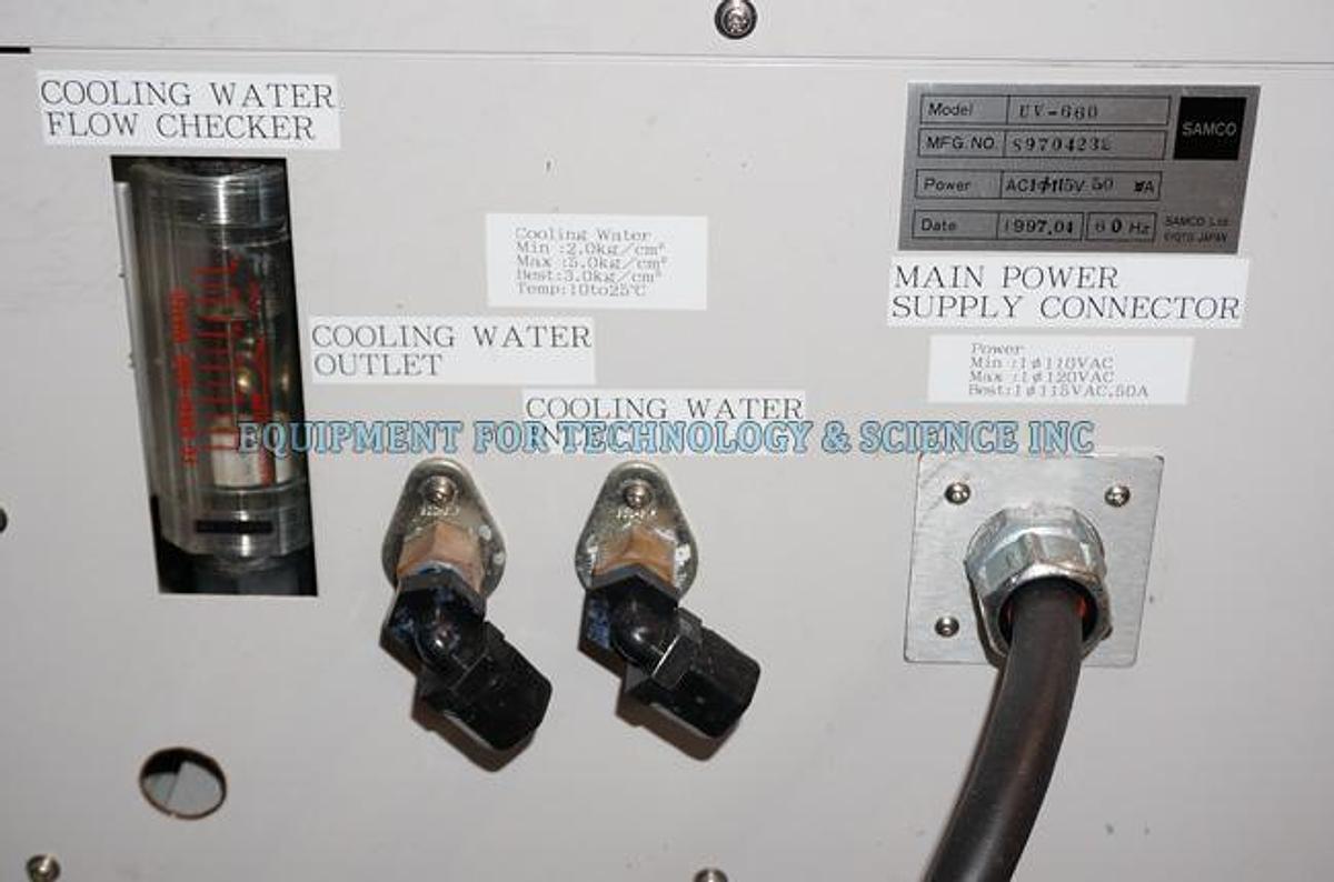 Used Samco UV-660  Ozone Stripper