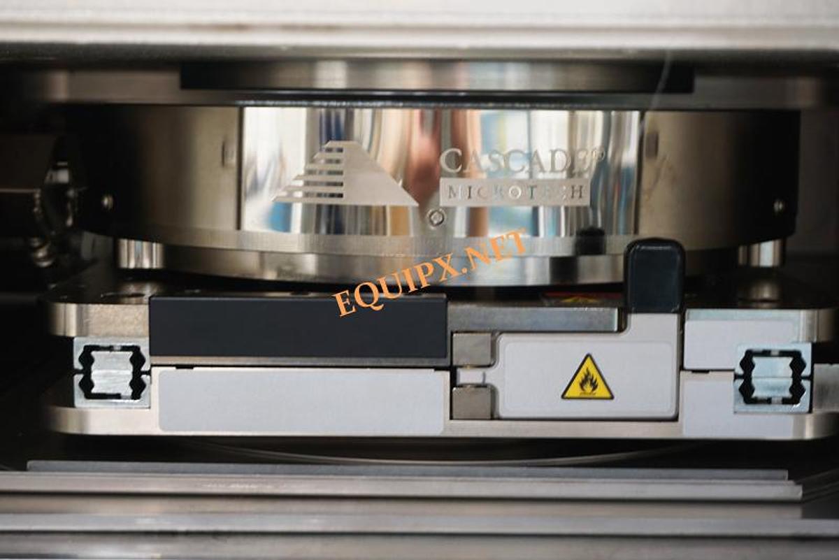 Used Cascade S300 Semiautomatic prober with Mitutoyo microscope and Temptronic 300mm temperature controlled wafer chuck with Attoguard
