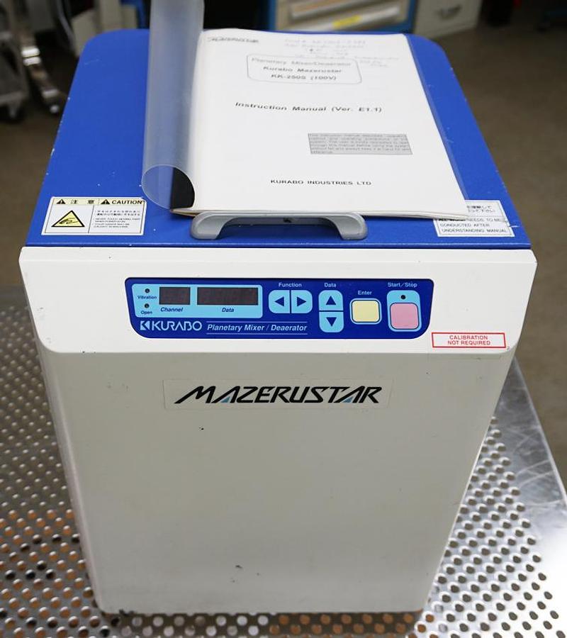Refurbished 2012 Kurabo Mazerustar KK-250S Planetary Mixer 250g Capacity
