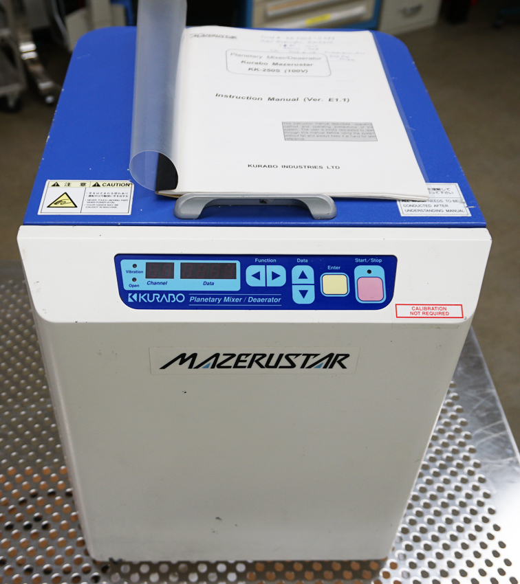 Refurbished 2012 Kurabo Mazerustar KK-250S Planetary Mixer 250g Capacity