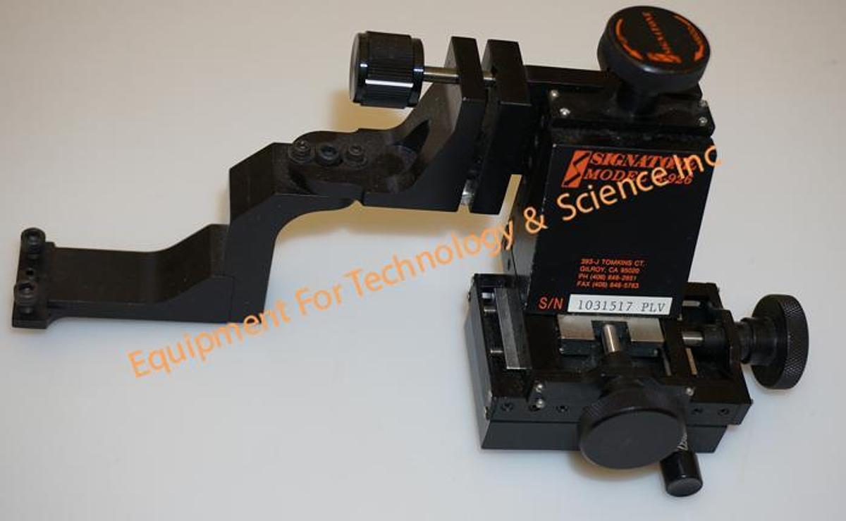 Used Signatone S-926 positioners with vacuum base