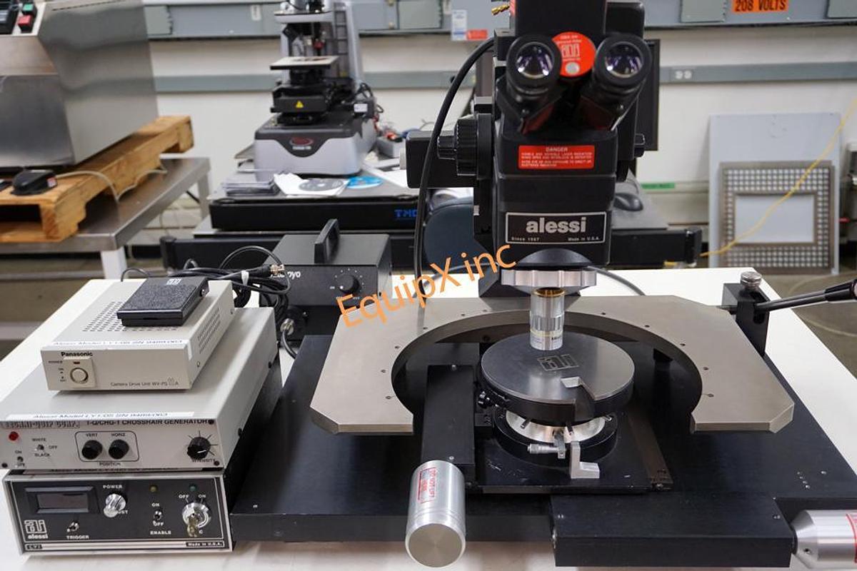 Used Alessi REL-4100 manual prober with LY1 1064nm laser cutting system