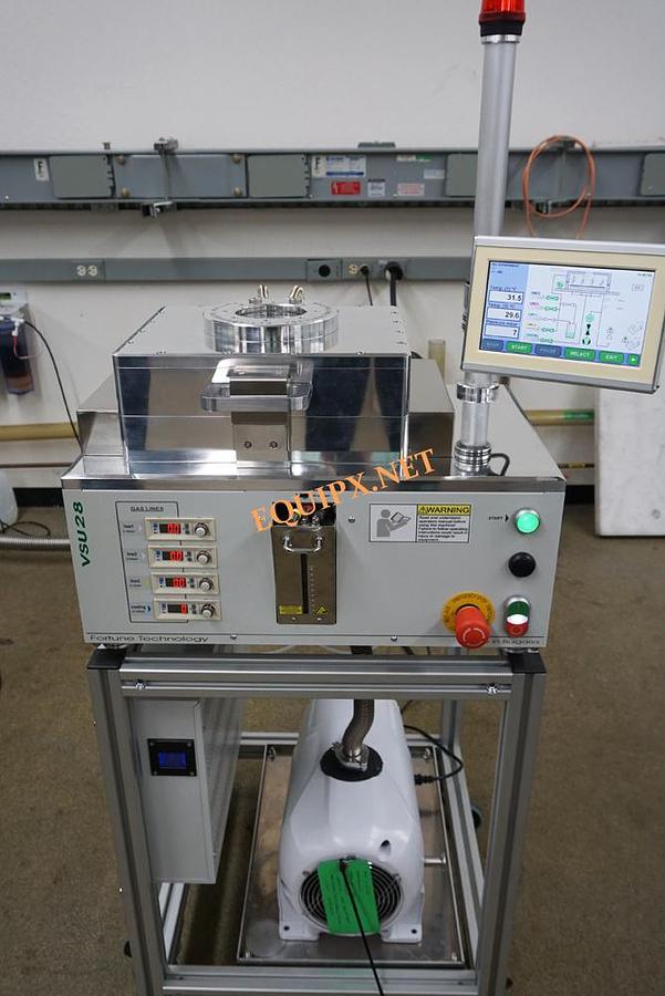 Refurbished Invacu (Fortune Technology) VSU28 solder reflow system (2015) with Formic acid capability and heat exchanger