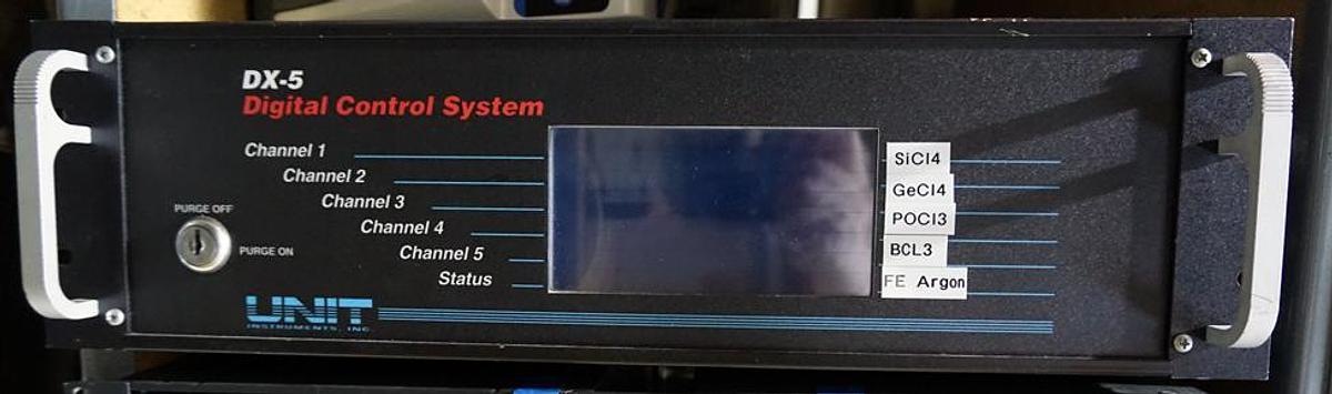 Used Unit Instruments DX-5 5 channel digital gas flow display