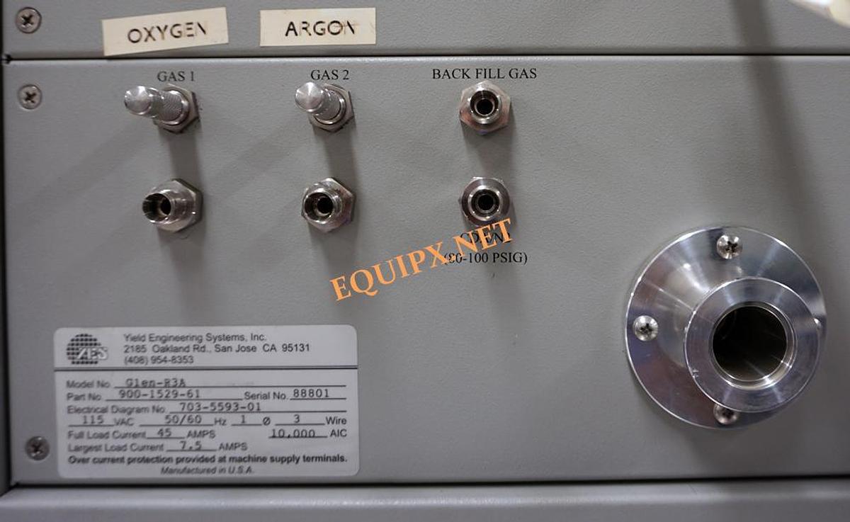 Used Glen Technologies (Yield Engineering) R3A 500W low frequency Plasma Asher