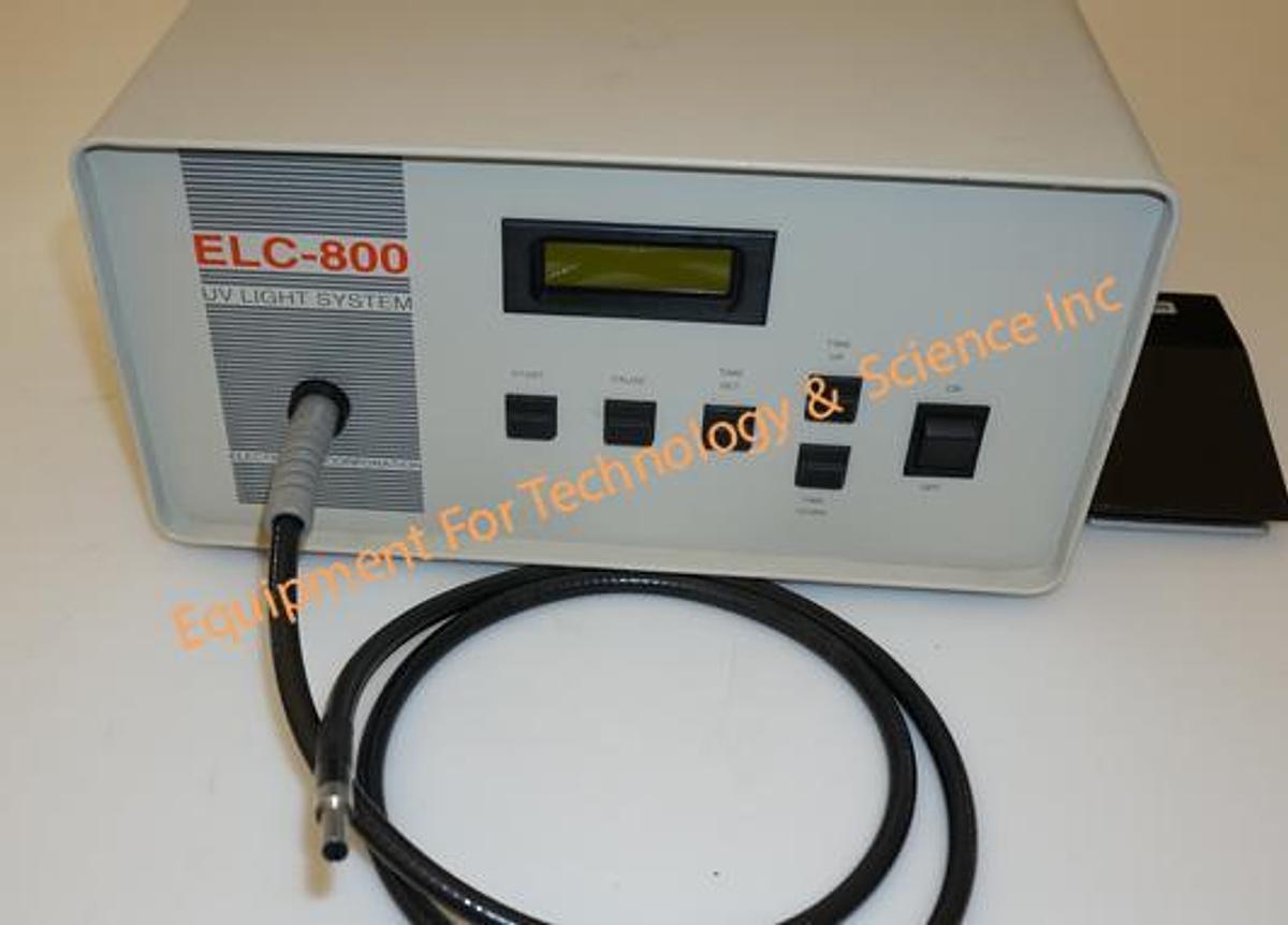 Used Electro-Lite Corp ELC-800 UV light curing system