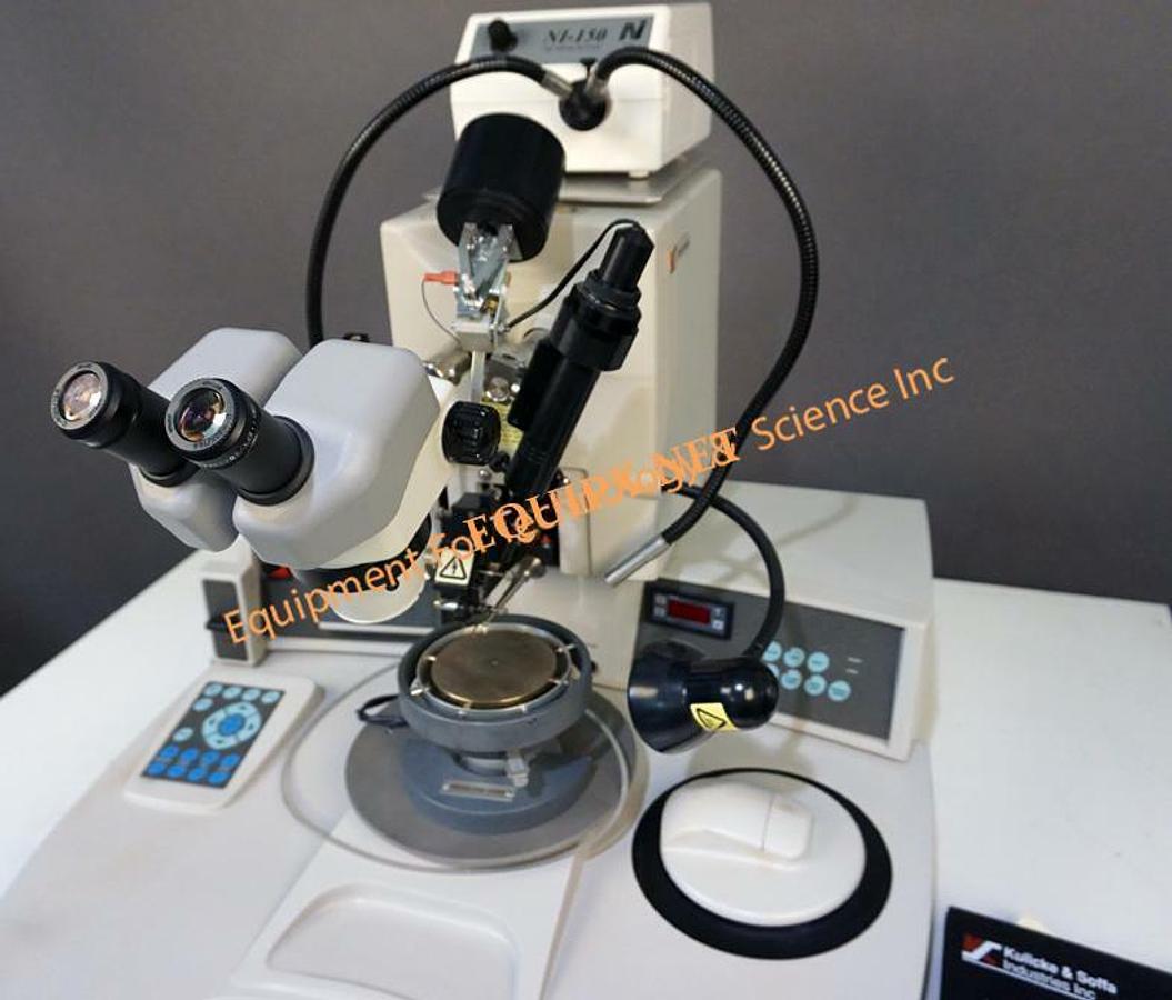 Used K&S 4524AD digital ball bonder with auto stepback, heated workholder (2006)