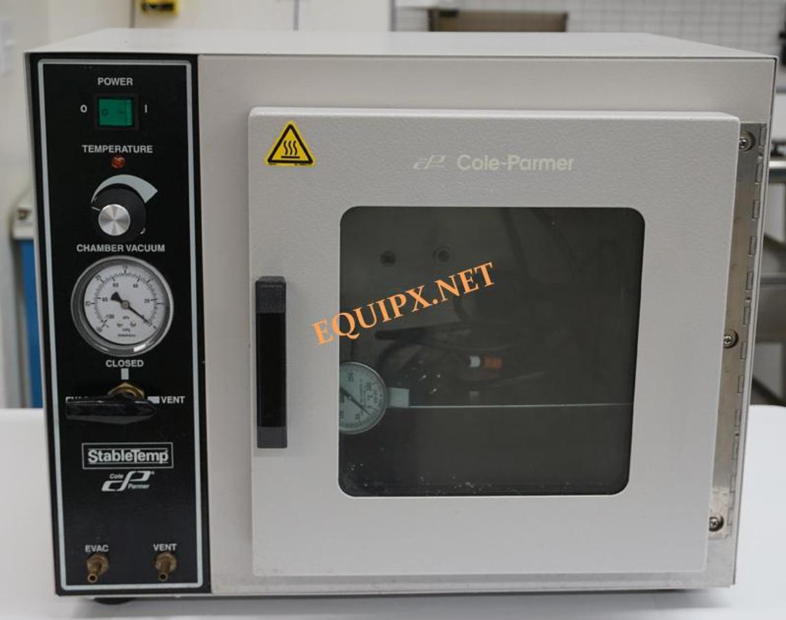Used Thermo 6259-Cole Parmer vacuum oven 0.7 cu ft, max temp 220C, 110v