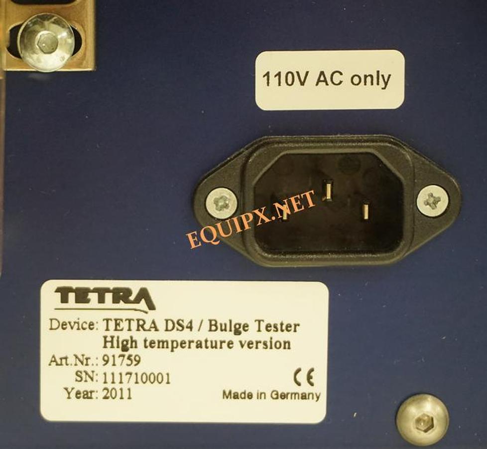 Used Tetra DS4 Bulge Tester (2011)
