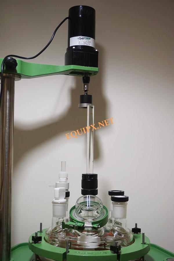 Used Chemglass 50 liter unjacketed reactor with stirring motor