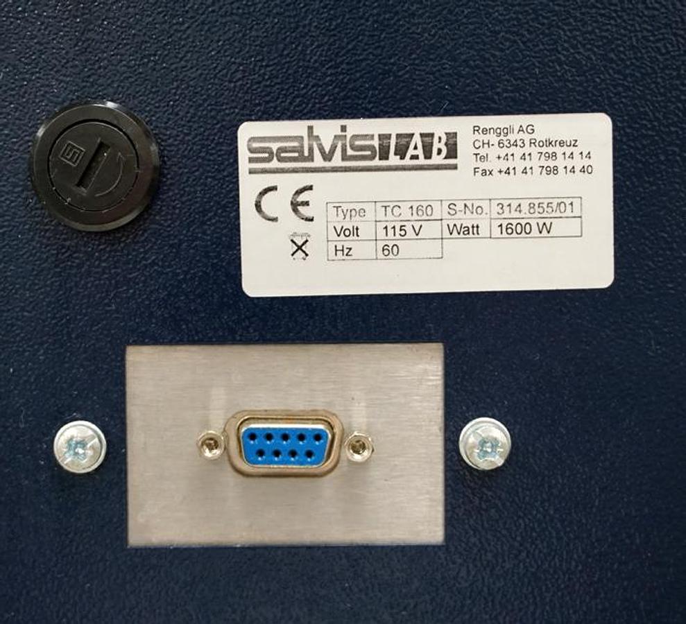 Used Salvis TC160 thermocenter max temp 275C