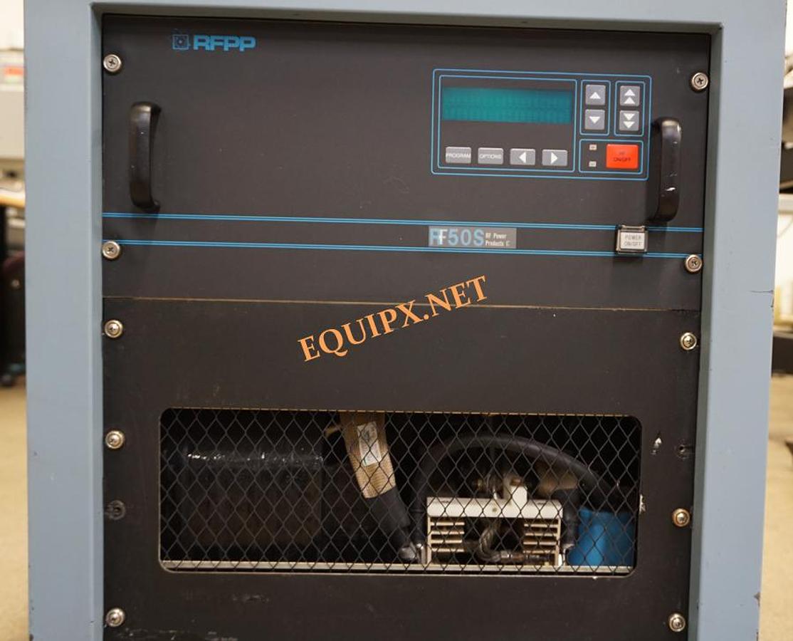 Used RF Power Products RF50-SWC 5KW @ 13.56mhz water cooled power supply