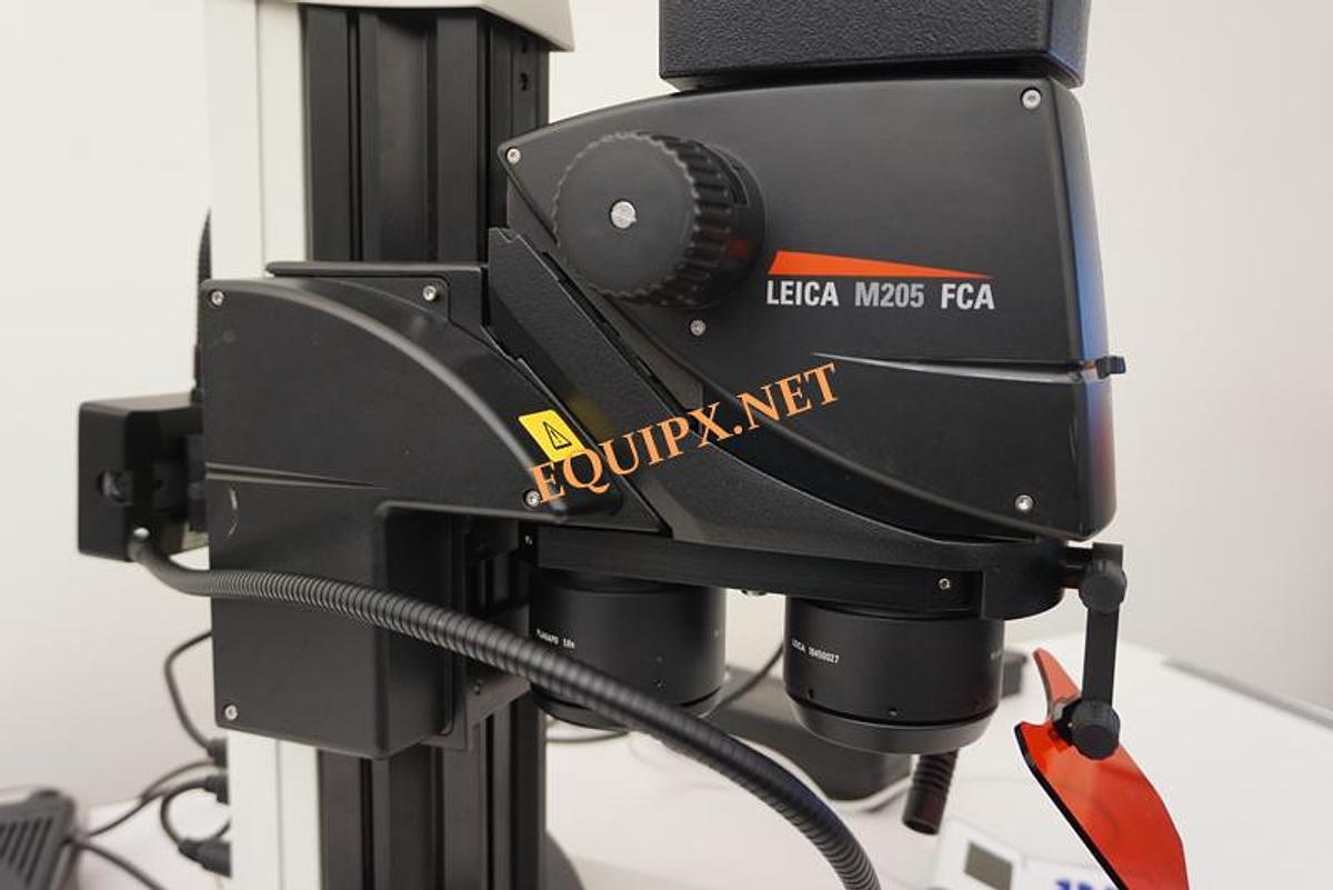 Used Leica M205FCA Fluorescence microscope with DFC 7000T camera and Cool LED pE300