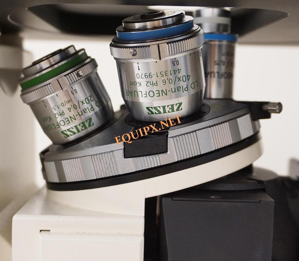 Used Zeiss Axiovert S100 fluorescence inverted microscope
