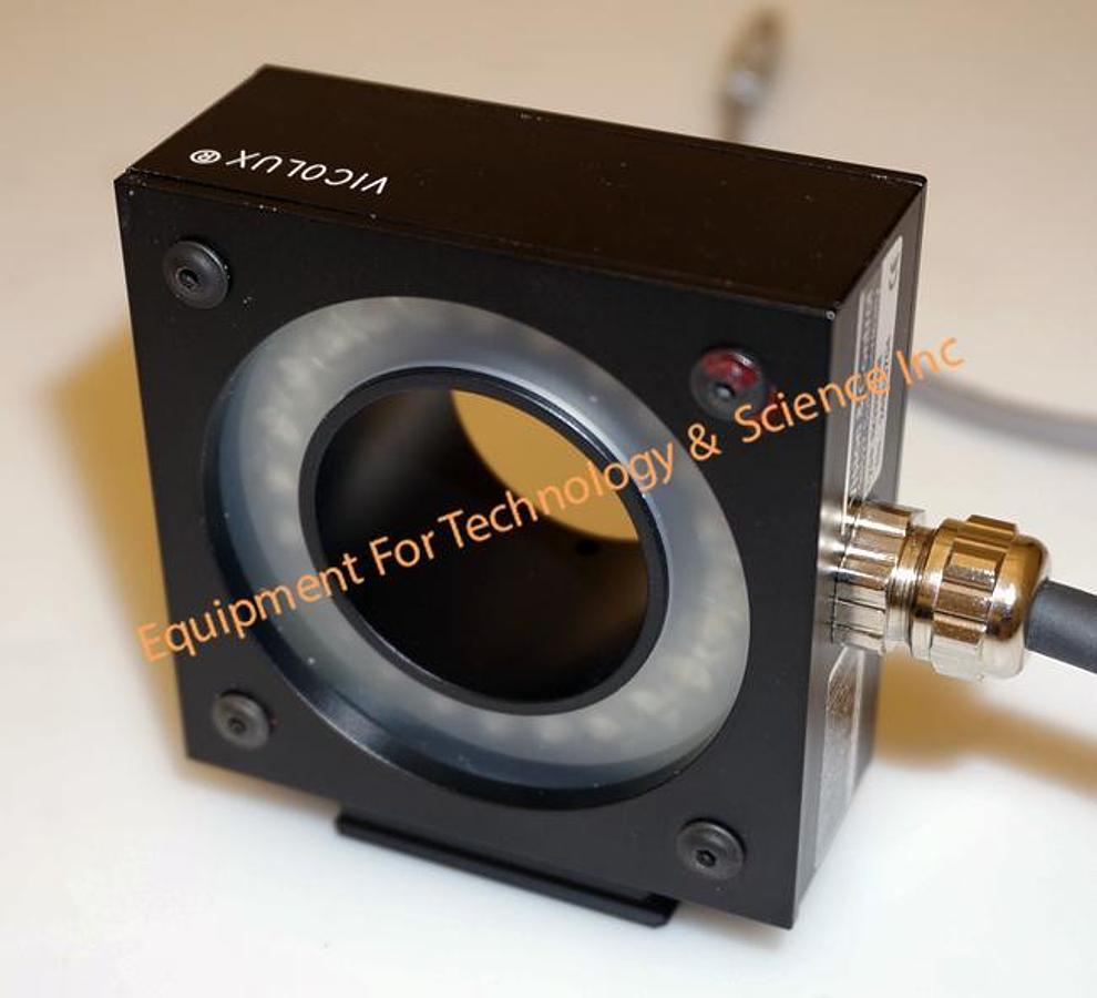 Used Vision & Control coaxial LED ring light for machine vision