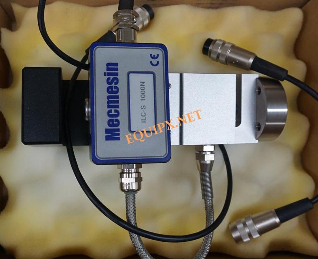 Used Mecmesin 10kN (2248 lbsf) Multitest 10i frame with Emperor software, vice grips and 2 load cells