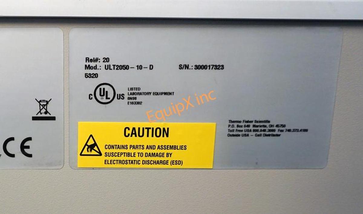 Used Thermo Scientific ULT2050-10-D ultra-cold Chest freezer, -40C