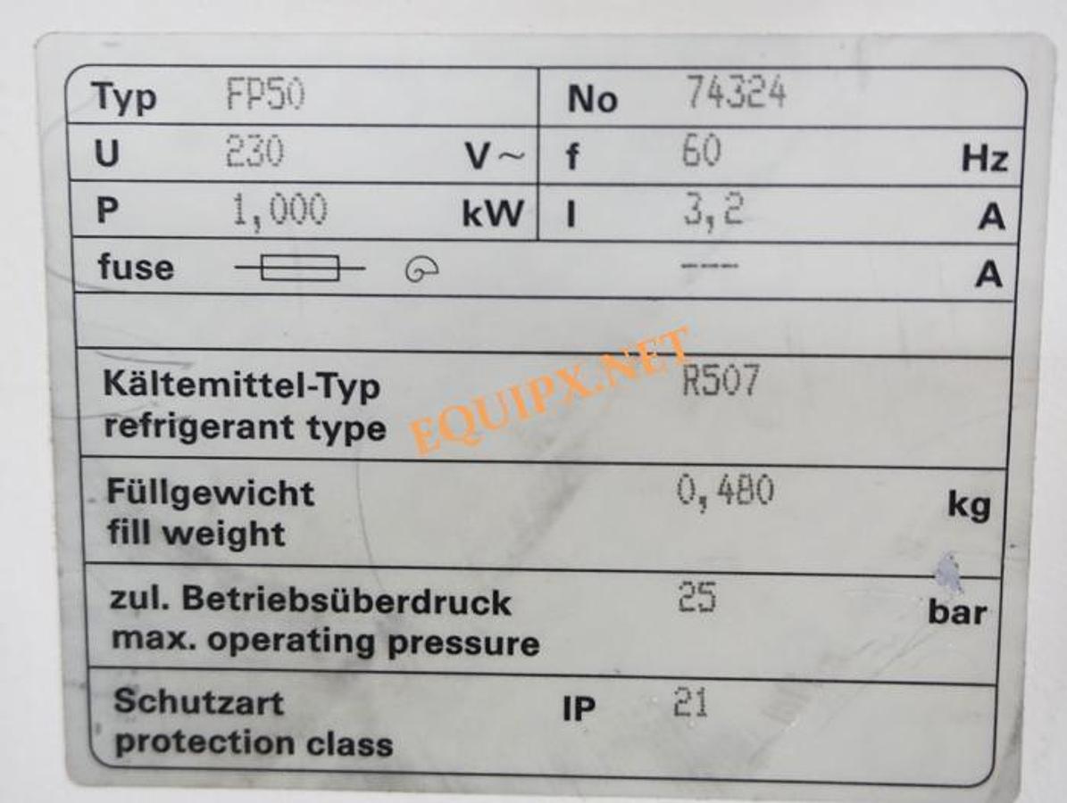 Refurbished Julabo FP50-HP BASIS ultra low refrigerated circulator, 900W@20C, Temp Range -50C to +200C