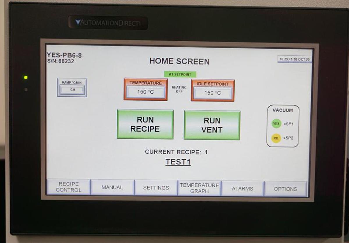 Refurbished Yield Engineering YES 450 PB series Polyimide Bake Oven refurbishment