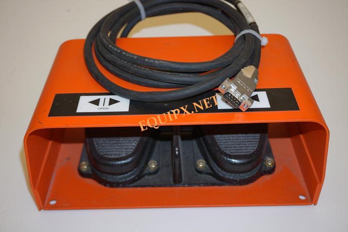 Used Instron 2701-065 pneumatic  grip manifold with footpedal