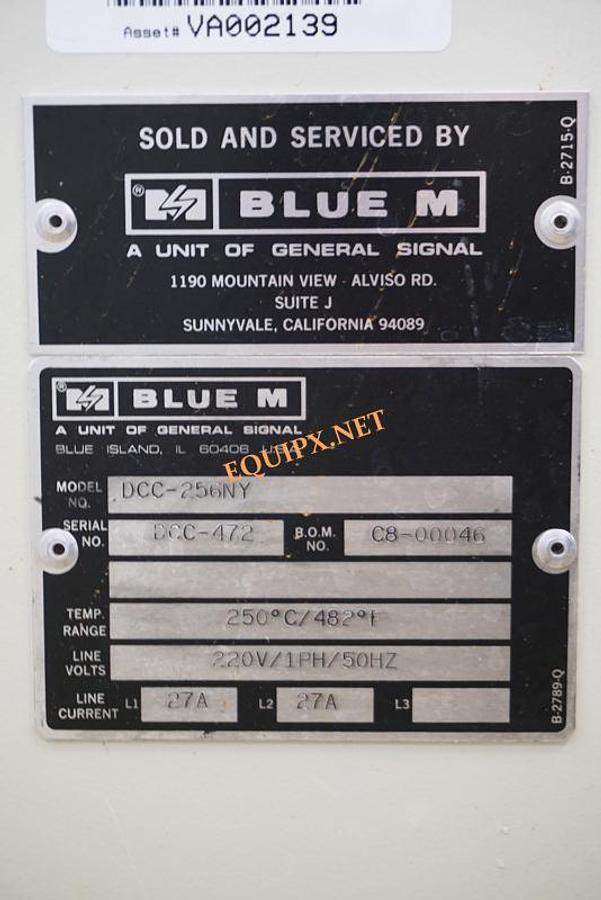 Used BlueM DCC-256NY forced air oven  250C