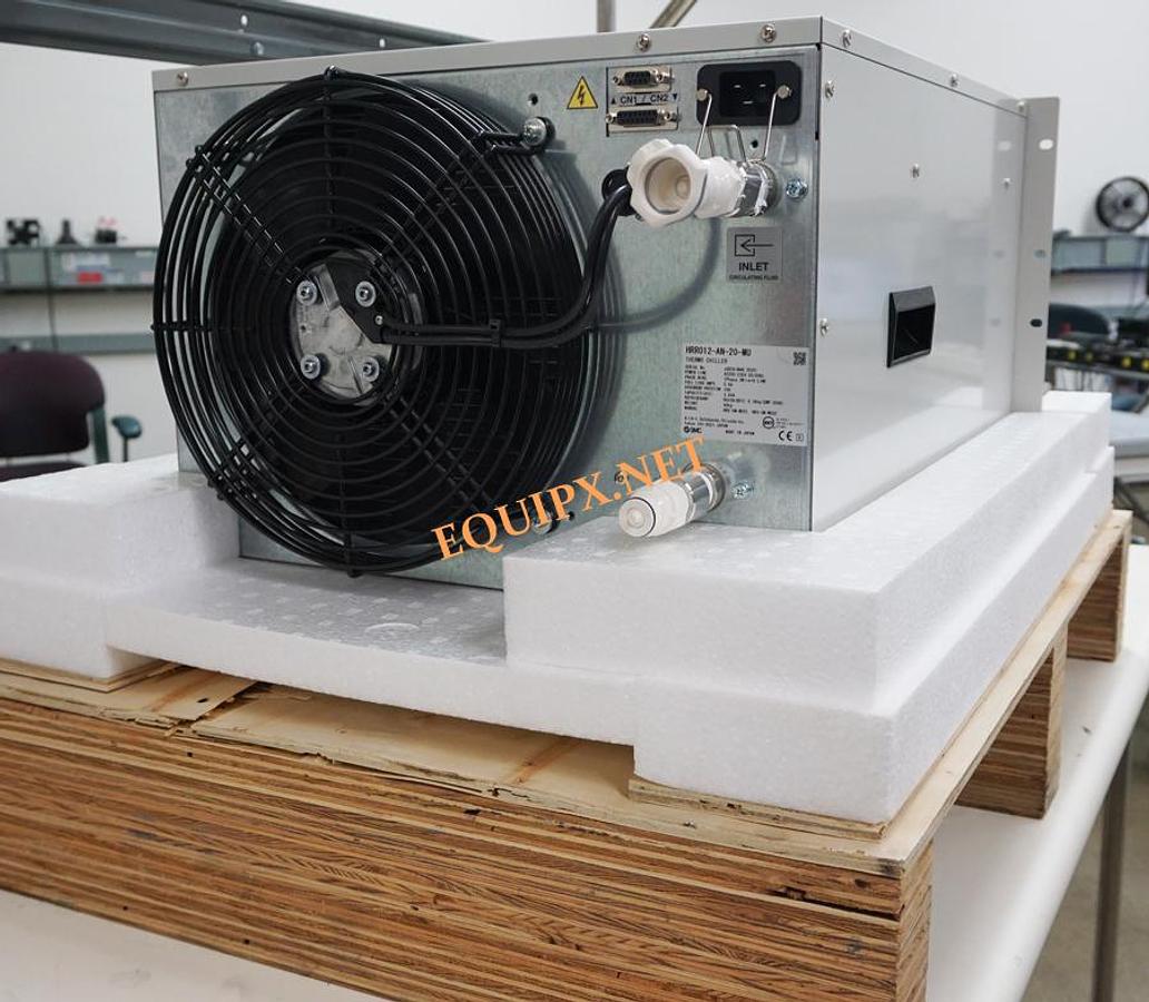 Used SMC HRR012-AN-20-MU Thermo Chiller 1200w, Air-cooled, 200-230v/1ph- NEW UNUSED