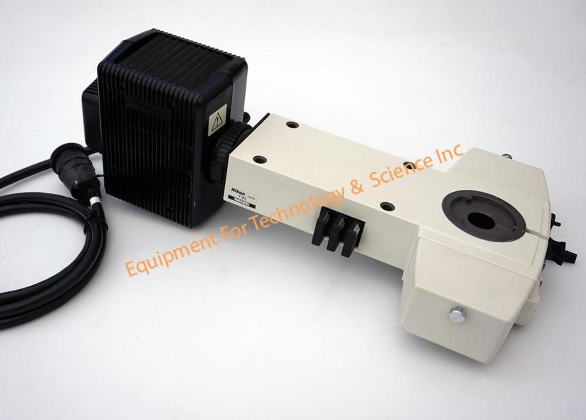 Used NIKON Y-FL EPI Fluorescence unit for the  E400 & E600 Microscopes with LH-M100CB-1 100W mercury lamphouse