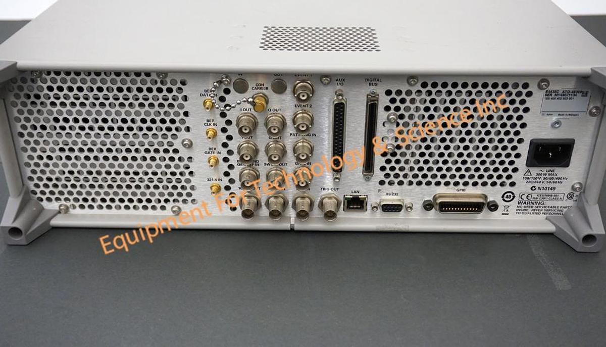 Used Agilent E4438C 250khz-3.0ghz ESG vector signal generator
