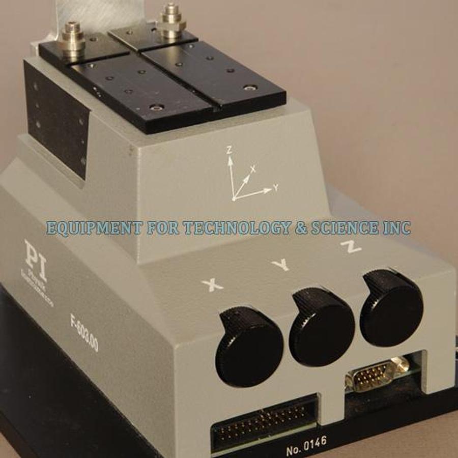 Used PI 603.00 3 axis stage
