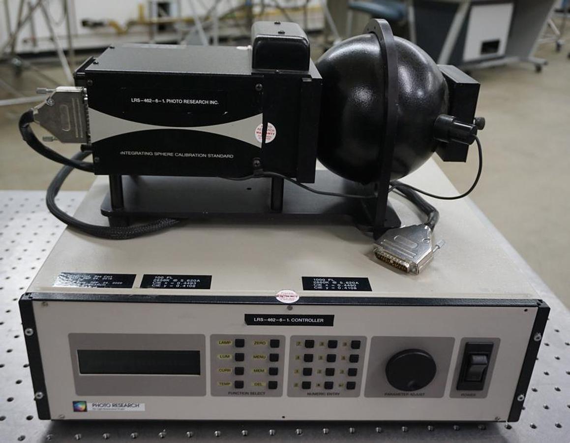 Refurbished 2020 Photo Research LRS-462-6-1 Integrating Sphere Calibration Standard for Calibration of PR-705/715 Radiometers