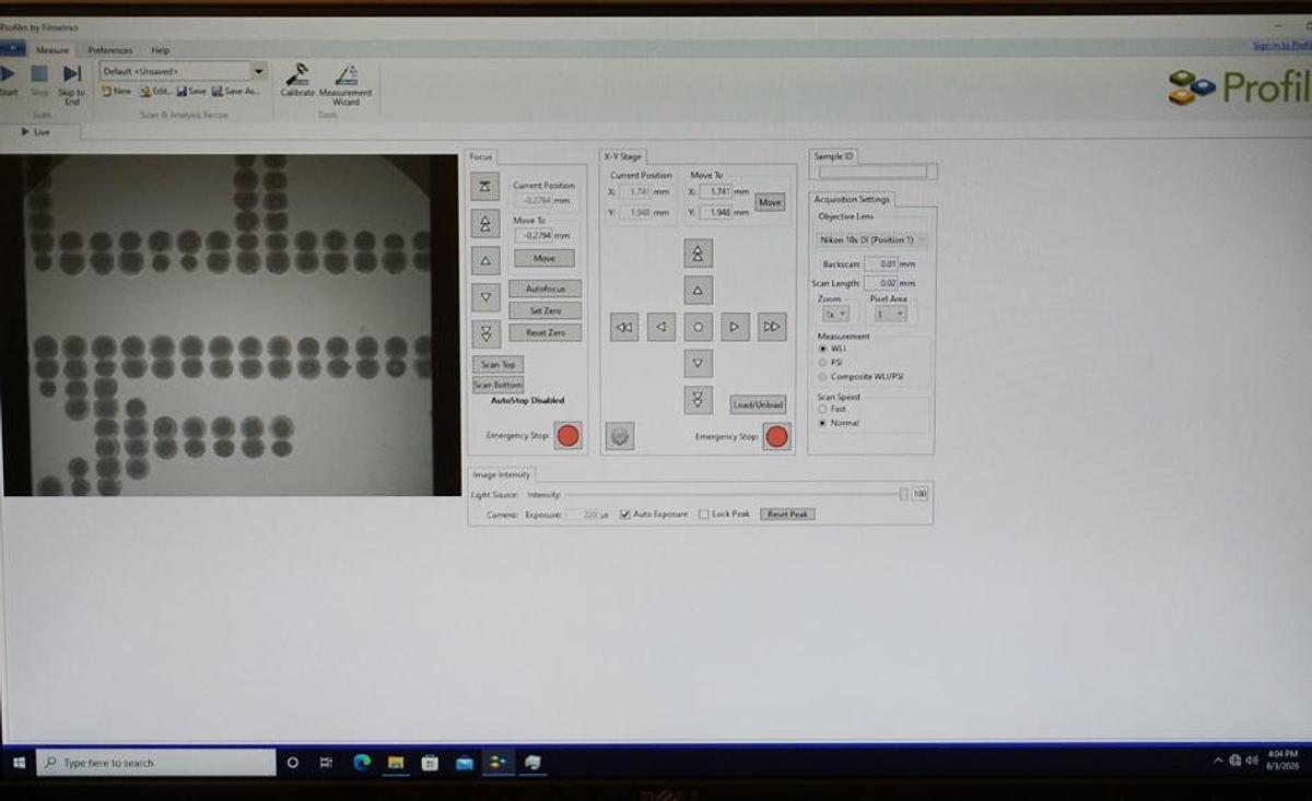 Preowned KLA-Filmetrics Profilm 3D-200