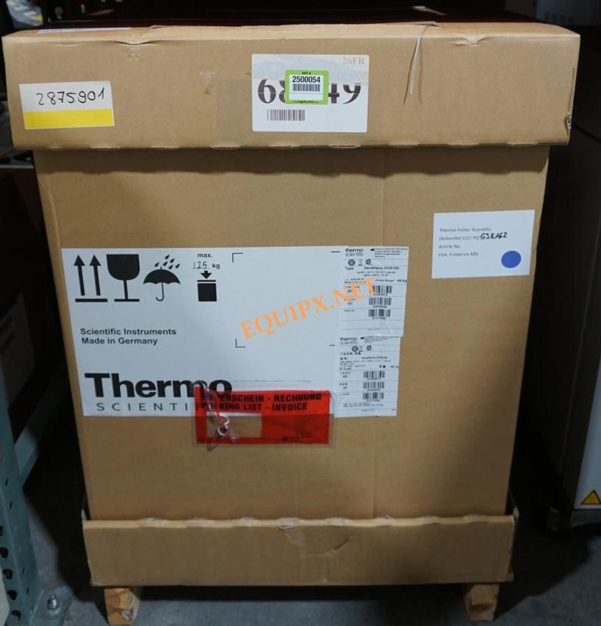 Used Thermo Scientific Heratherm OGS100 Gravity convection oven 50-250C, 230V. NEW IN ORIGINAL CRATE