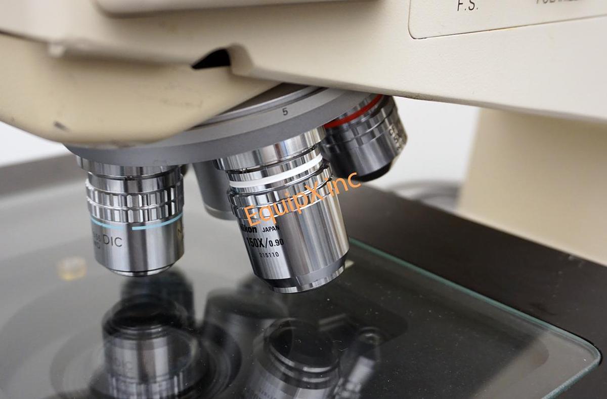 Used Nikon Optiphot 300 with reflected and transmitted light and 10x14 XY stage travel