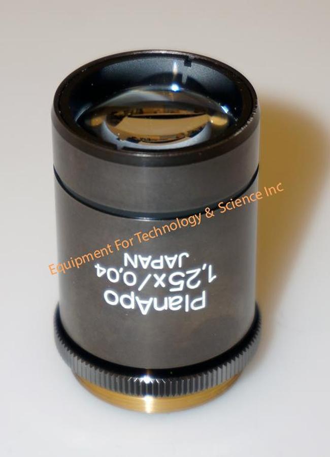 Used Olympus Plan Apo 1.25x/0.04, infinity