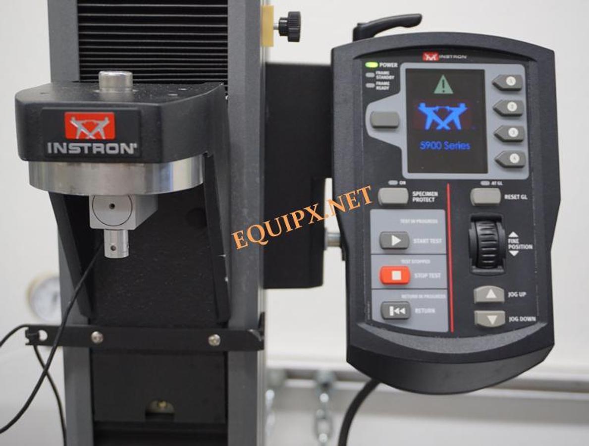 Used Instron 5942 (112lbf) testing machine with Bluehill Universal software upgrade, license, and 1 load cell