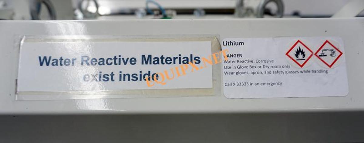 Used MIWA vacuum glovebox with purifier - Lithium battery research