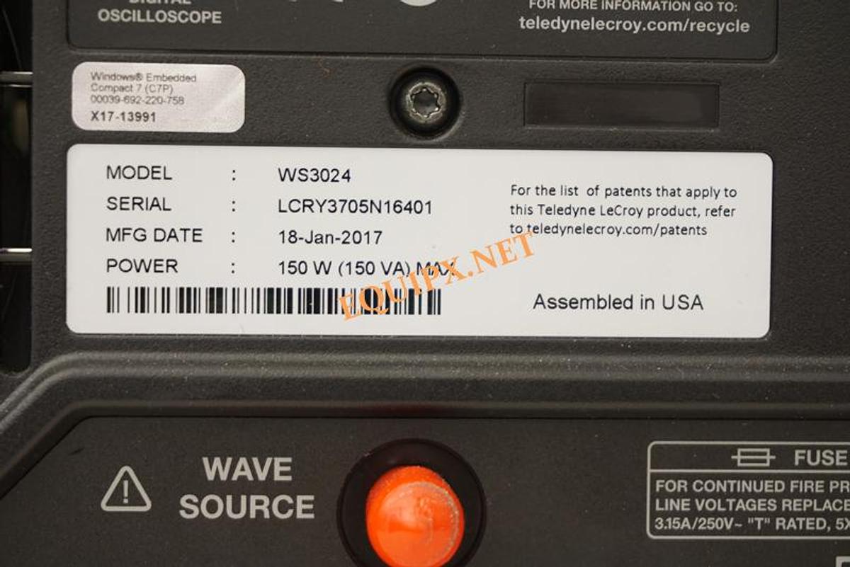 Used Teledyne Lecroy Wavesurfer WS3024 200 MHz 4 Channel Oscilloscope