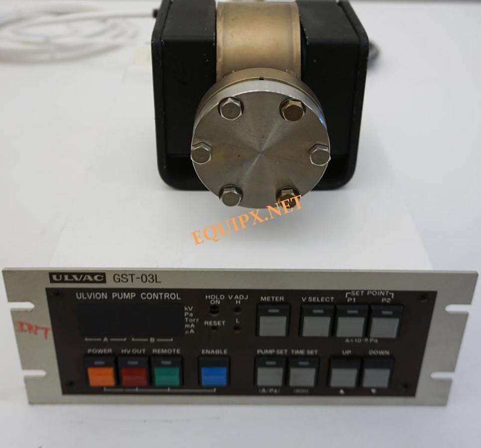 Used ULVAC GST-03L ion pump and controller