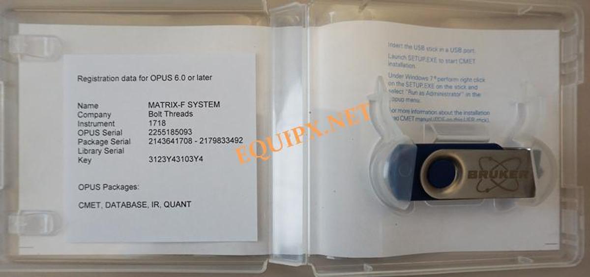 Used BRUKER  MATRIX-F FT-NIR Spectrometer  with CMET software (2017)