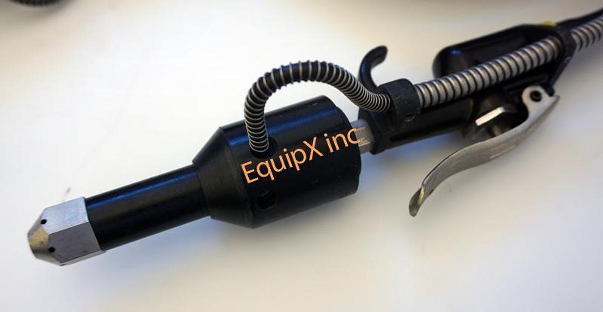 Used SIMCO H164G blow off static eliminator with 2 Type FB filtered ionizing airguns