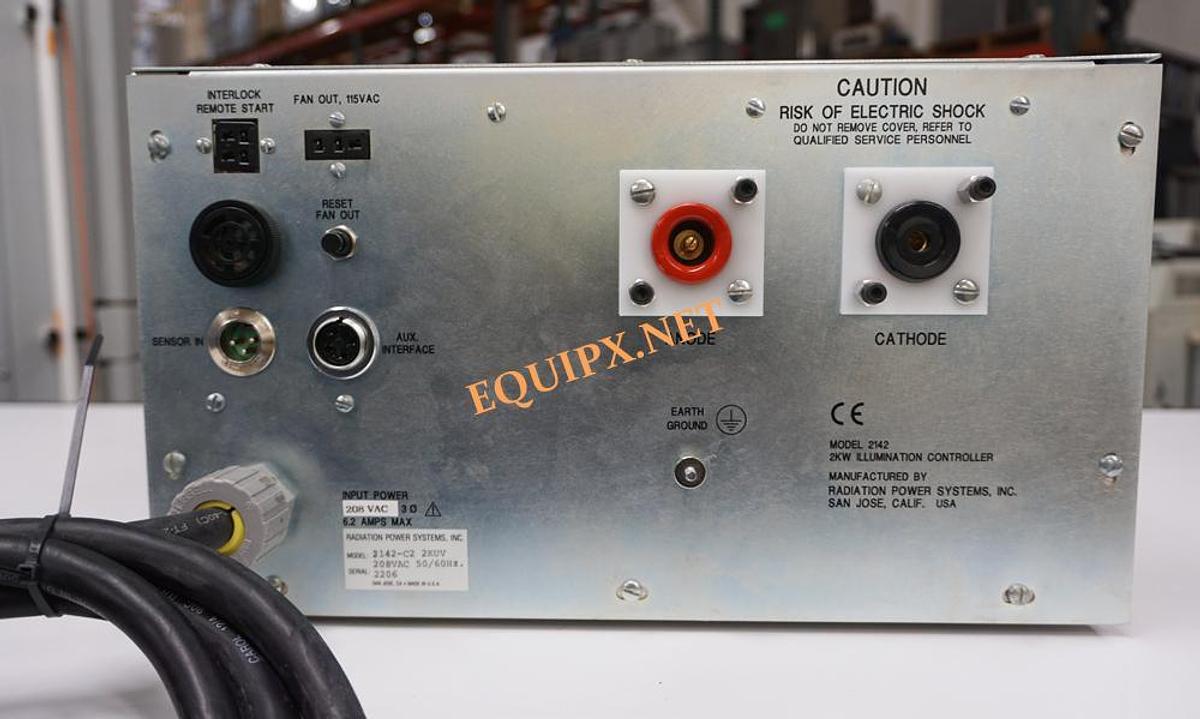 Used AB-M Radiation Power Systems 2142-C2  2kW Arc Lamp Power Supply