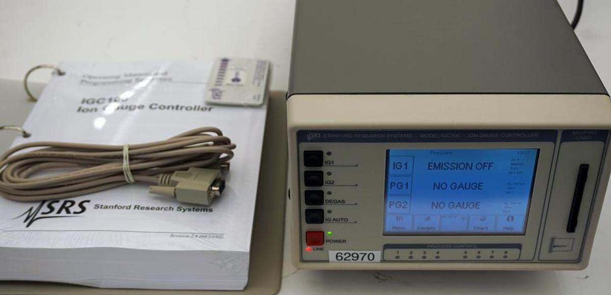 Used Stanford Research IGC-100 Ion gauge controller (NEW UNUSED STILL IN MANUFACTURER'S BOX)