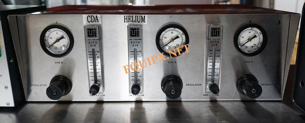 Used Polaris 5100 AC resistance welder with controlled atmosphere glove box, dual vacuum bakeout ovens, power supply