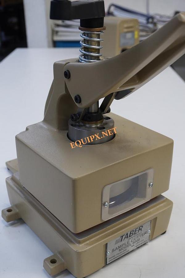 Used Taber Industries model 5000 Sample Cutter Assembly