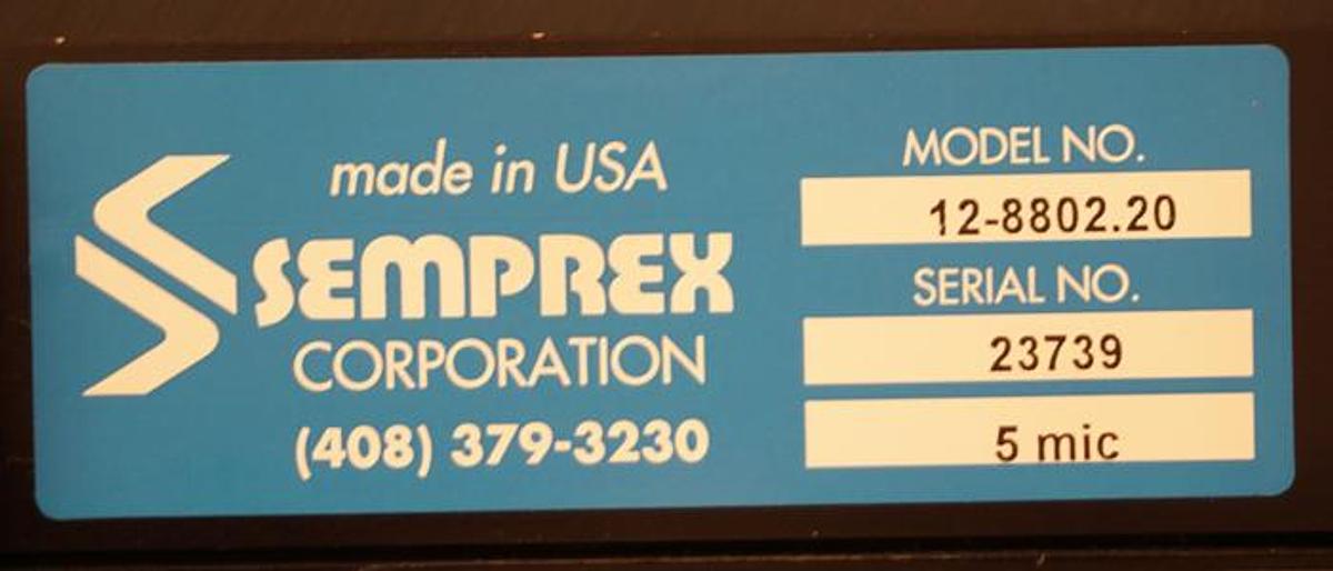 Refurbished Semprex 12-8802.20 K88 manual measuring stage with linear encoders, 8x8 XY travel and rotating wafer paddle