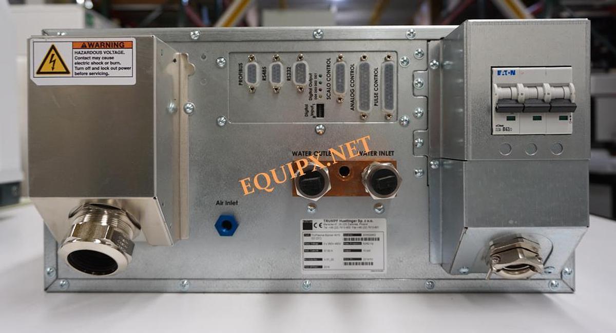 Used Trumpf Bipolar DC Pulsed Plasma Generator 4015 G2 (DC) NEW Never Installed, 15Kw