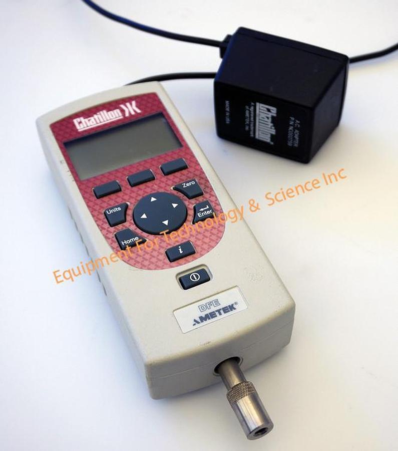 Used Chatillon DFE-100 force gauge with 100lbf capacity