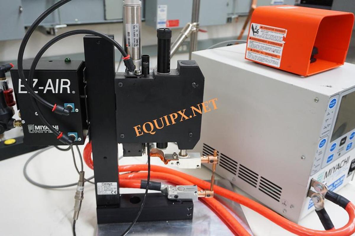 Used Miyachi Unitek 300ADP 300ws Capacitive Discharge Welder and 80A/EZ weld head