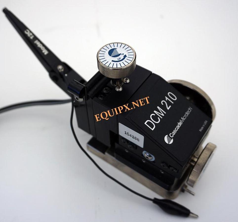 Used Cascade Microtech DCM-210V submicron positioner with vacuum base and 12C Picoprobe