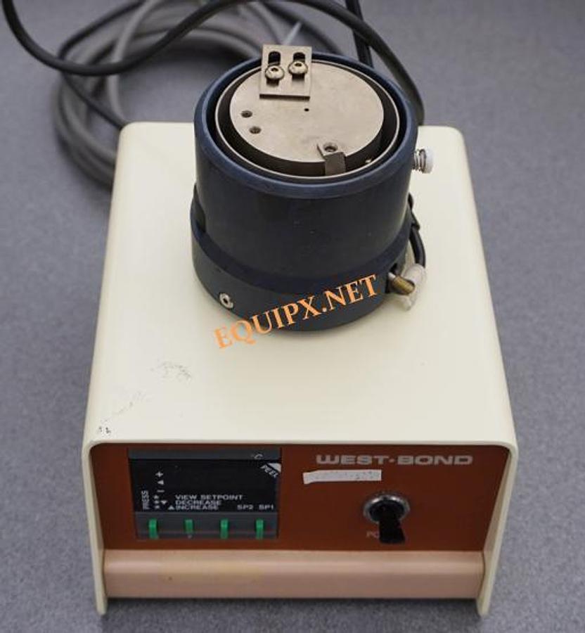 Used Westbond K1200D digital temperature controller and 2" heated workholder